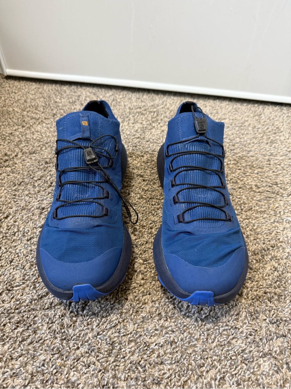 Salomon pulsar trail pro Men's Navy and Black Trail Running Shoes size 10.5 - Picture 2 of 7